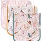 Copper Pearl 3-Pack Burp Cloth Set