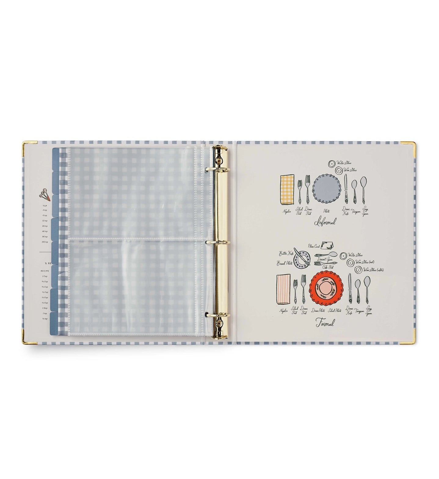 Rifle Paper Co Home Sweet Home Recipe Binder