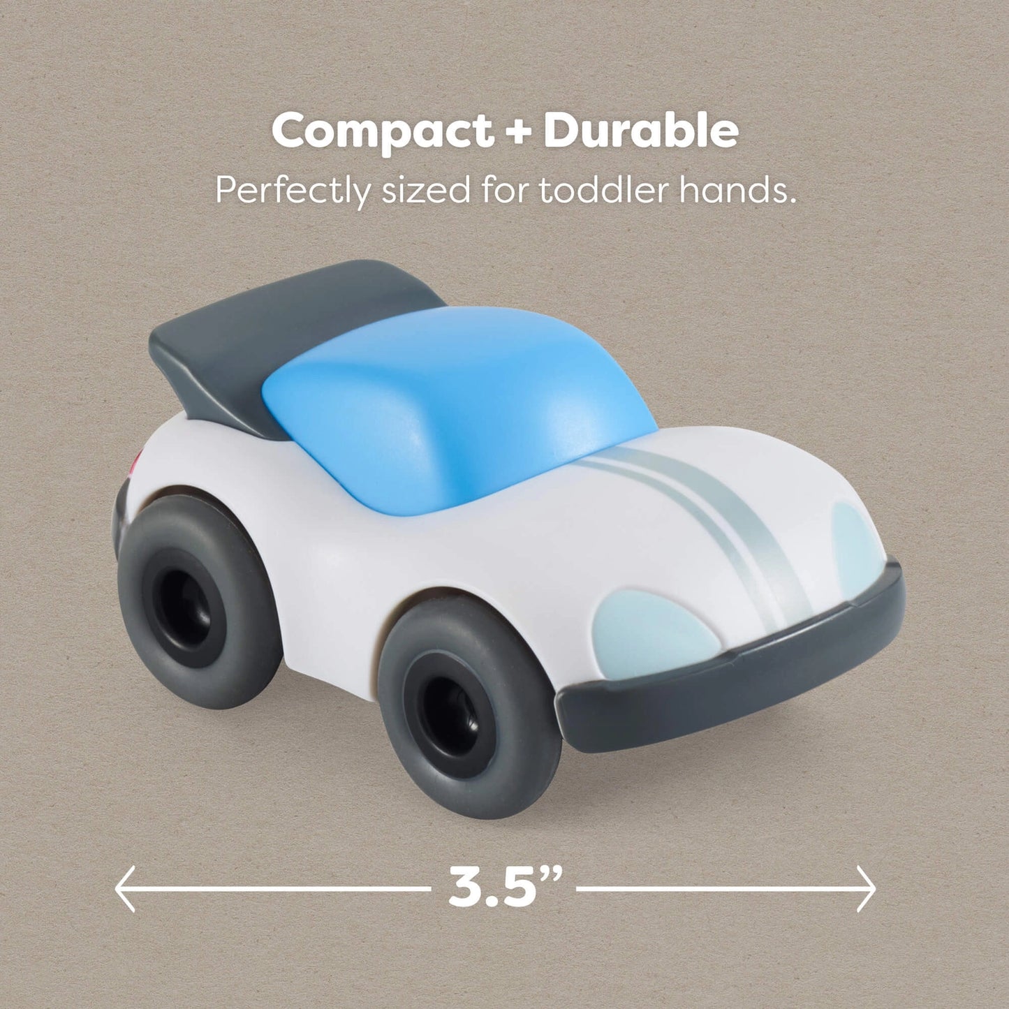 HABA USA Haba Cars White Speedster with Momentum Motor