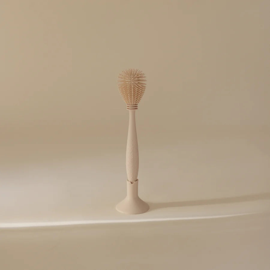 Mushie Silicone Baby Bottle Brush