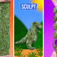 Crazy Aarons Thinking Putty - Dino Scales