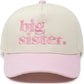Funky Junque Two Tone Cap Big Sister - Light Pink/beige