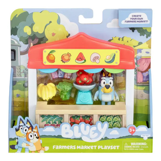 Toysmith Moose Toys Bluey Mini Playset - Farmer's Market