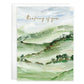Gina B Designs Thinking of You Greeting Card - Peaceful Landscape