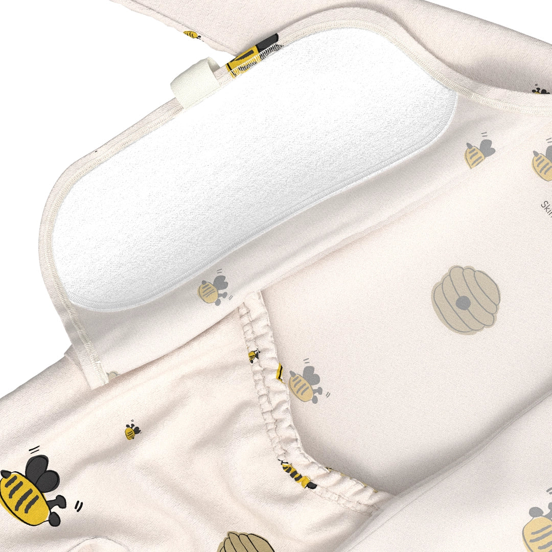 Bonsie Skin to Skin Babywear Footie - Bees & Honey