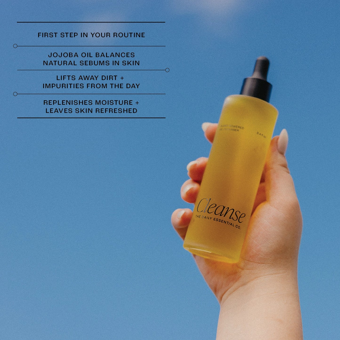 The Daily Essentials Co Facial Oil Cleanser