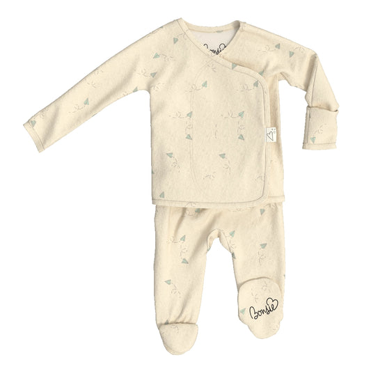 Bonsie Skin to Skin Babywear Footie - Flight Crew