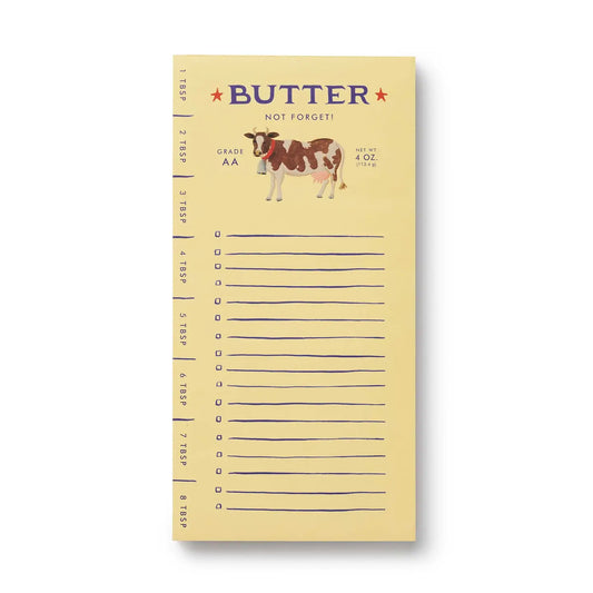 Rifle Paper Co Butter Not Forget Market Pad