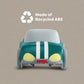 HABA USA Momentum Motor Cars - Recycled Green Speedster