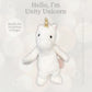 Beverly Hills Teddy Bear Company World's Softest Lushee 16 Inch - Unity White Unicorn Plush