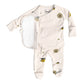 Bonsie Skin to Skin Babywear Footie - Bees & Honey