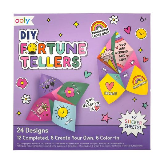 OOLY D.I.Y. Fortune Tellers Activity Kit - Set of 24 Designs