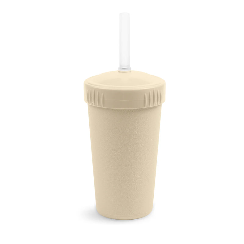 Re-Play Straw Cup with Silicone Straw - Sand