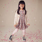 Little girl wearing Tea Collection Long Cardigan - Full of Heart