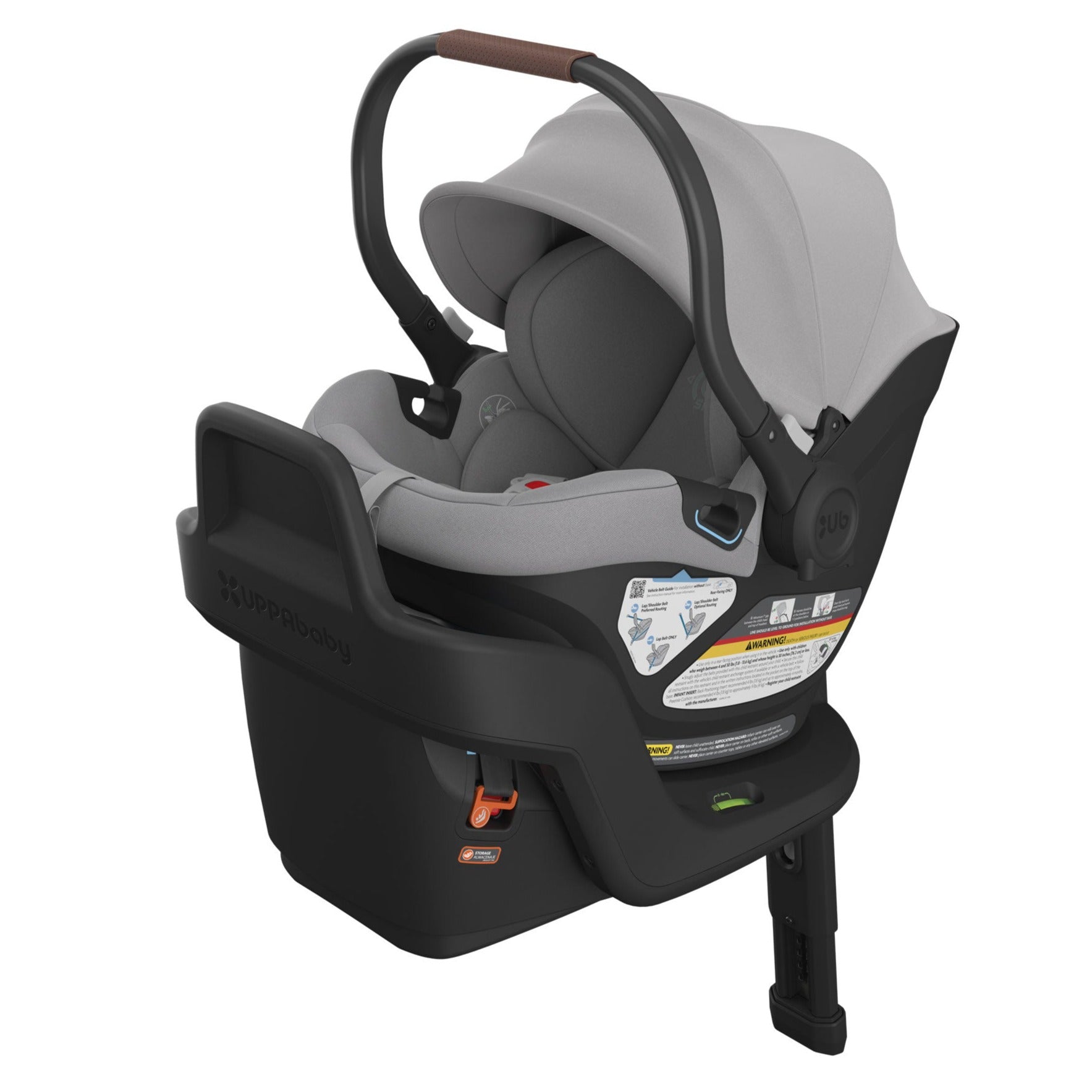 UPPAbaby ARIA Infant Car Seat - ANTHONY (Light Grey)