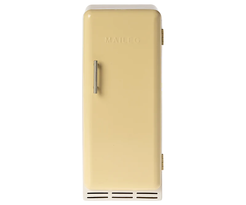 Maileg Miniature Fridge - Yellow