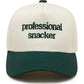 Funky Junque Two Tone Cap Professional Snacker - Green/beige