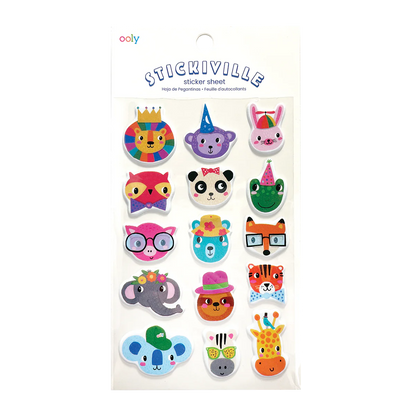 OOLY Stickiville Puffy Stickers