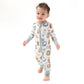 Angel Dear Bamboo 2 Way Zipper Romper - Smores