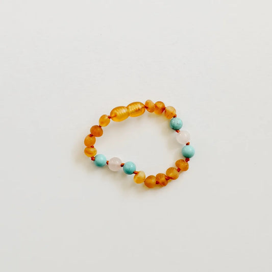 CanyonLeaf Raw Cognac Baltic Amber - Classic - Anklet or Bracelet