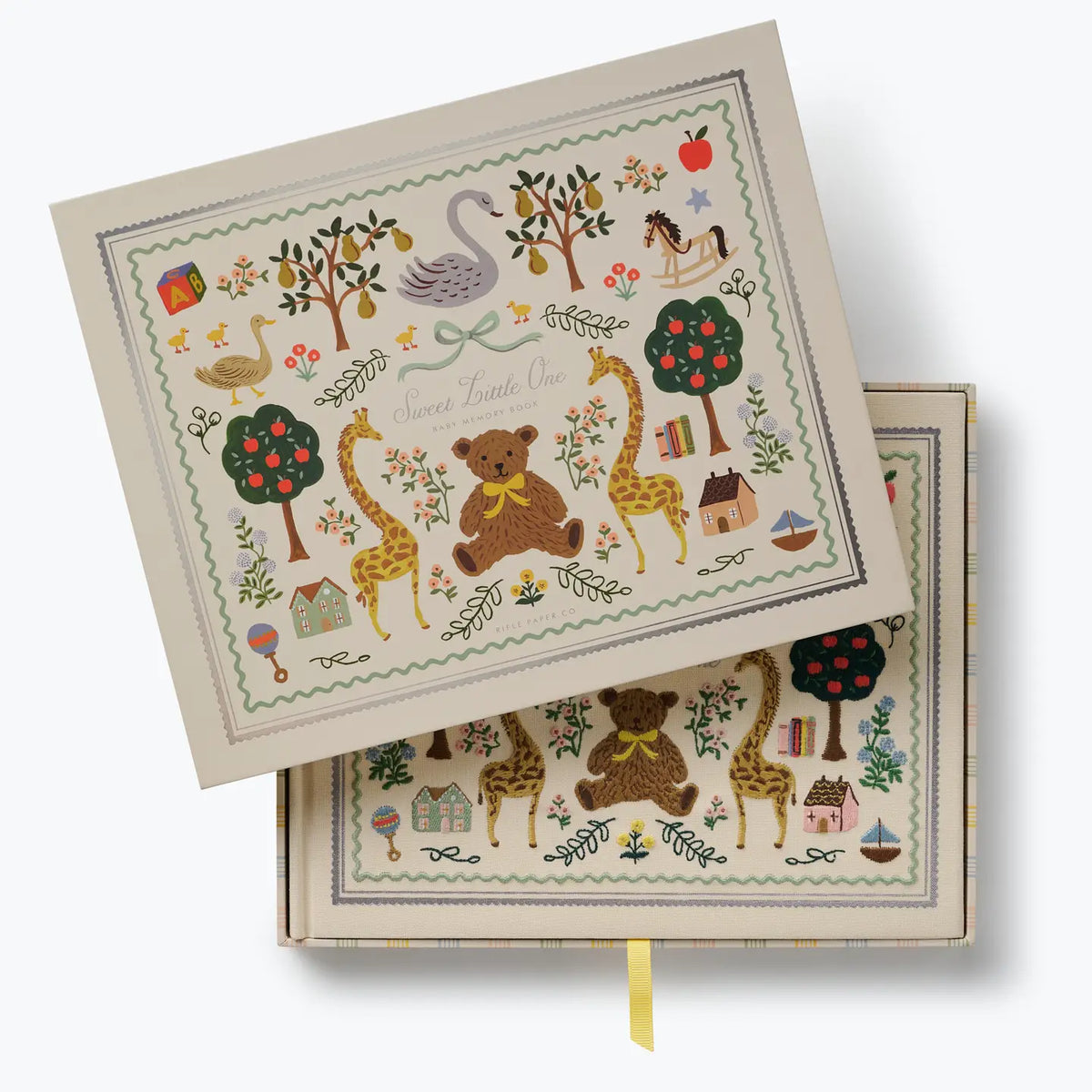Rifle Paper Co Storybook Embroidered Baby Book