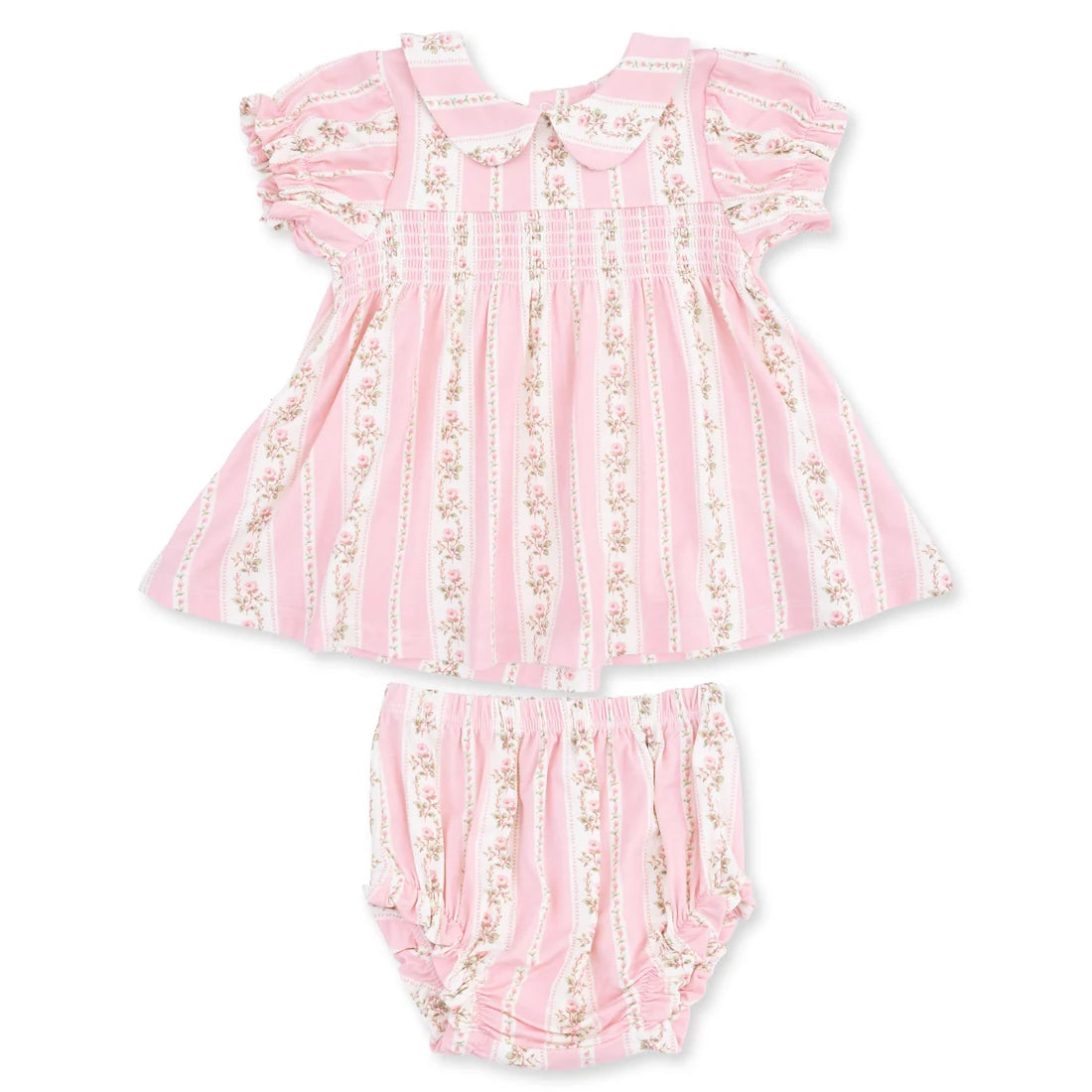 Angel Dear Antoinette Stripe - Smocked Dress Set