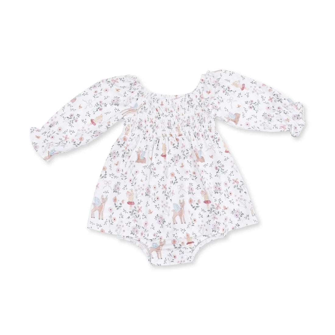 Angel Dear Enchanted Woodland - Caitlyn Smocked All in One