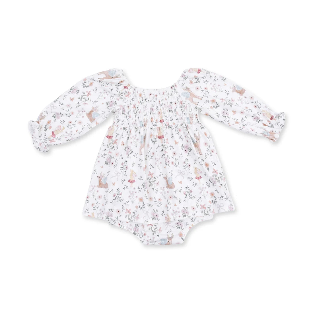 Angel Dear Enchanted Woodland - Caitlyn Smocked All in One
