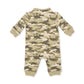 Angel Dear Camo French Terry - Zip Neck Romper