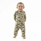 Angel Dear Camo French Terry - Zip Neck Romper