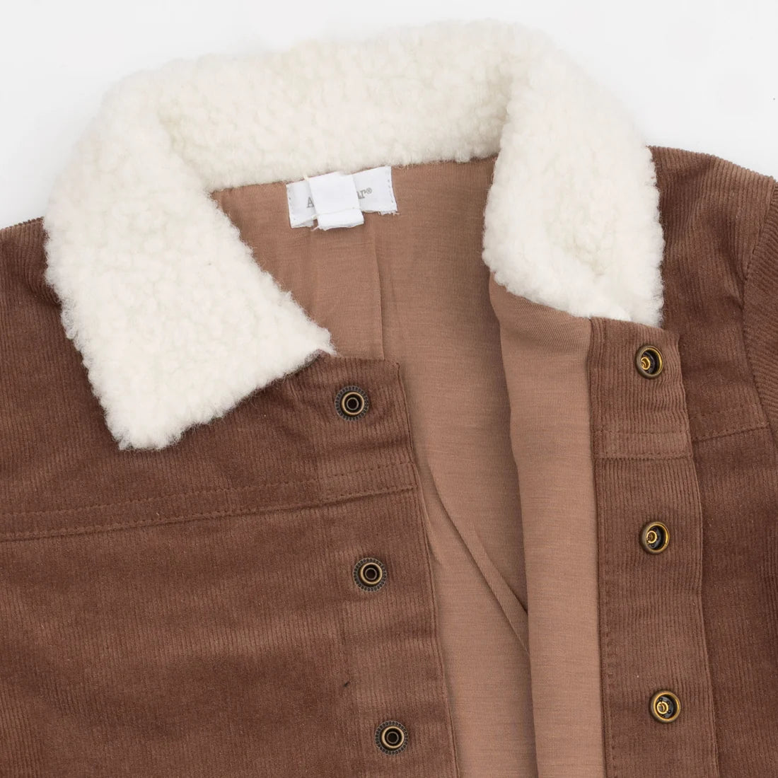 Angel Dear Solid Beaver Fur Corduroy - Corduroy Jacket