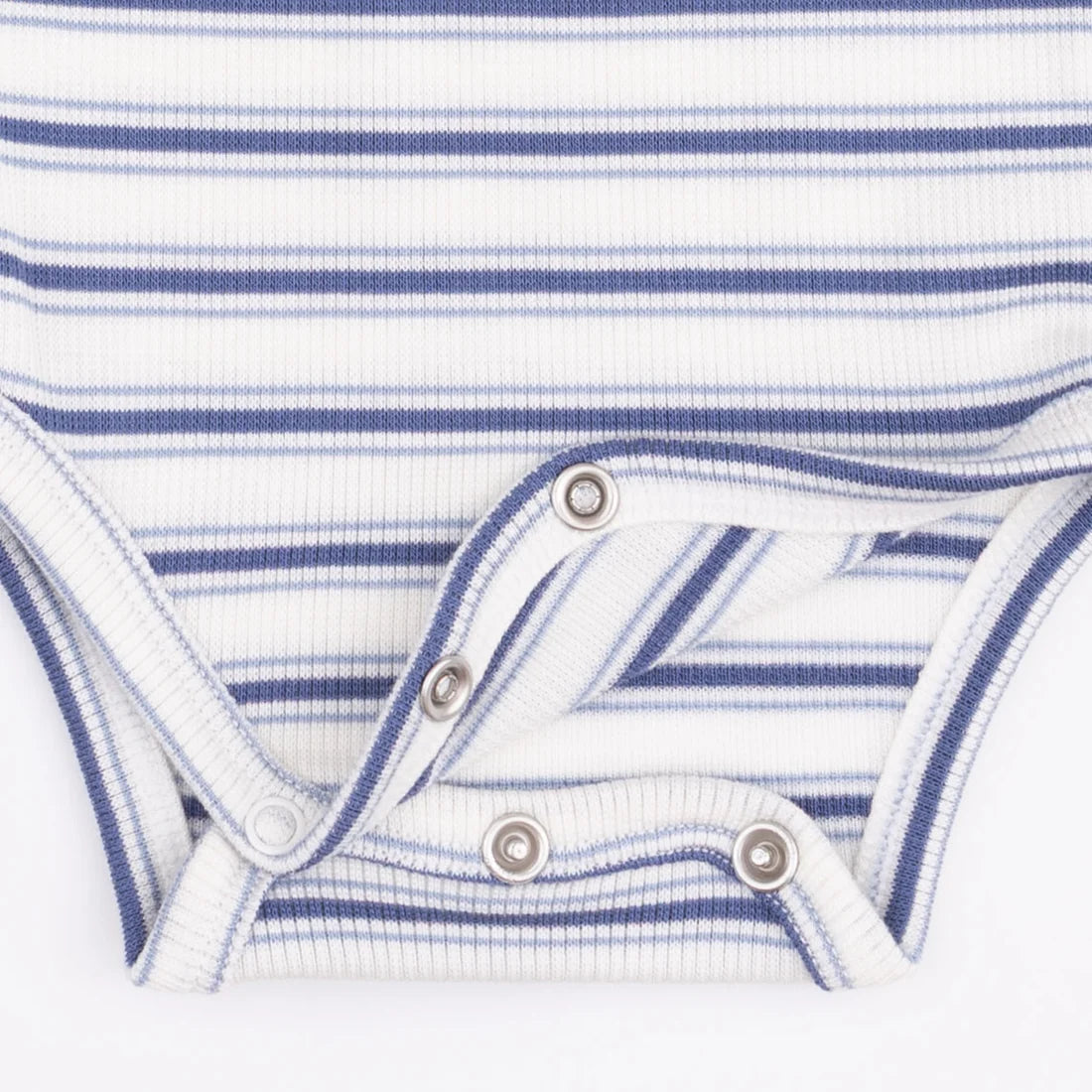 Angel Dear Vintage Stripe Blue - Long Sleeve Bodysuit