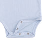Angel Dear Solid Sheer Blue Rib - Long Sleeve Bodysuit