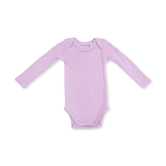 Angel Dear Solid Winsome Orchid - Long Sleeve Bodysuit