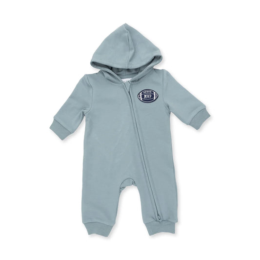 Angel Dear Varsity French Terry - Hooded Jumpsuit
