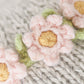 Cuddle and Kind Blush Floral Baby Elephant