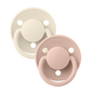 BIBS De Lux 2-Pack Pacifier Set - Ivory / Blush