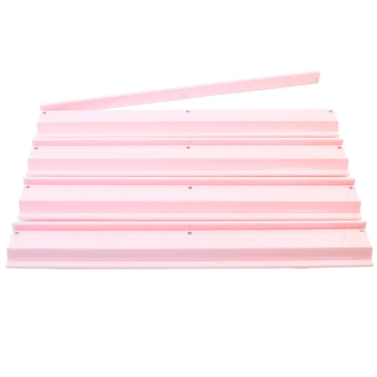 My Fair Mahjong Premium Acrylic Mahjong Rack  Set - Solid Macaron Pink