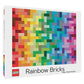 Chronicle Books Lego Rainbow Bricks Puzzle