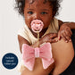 Itzy Ritzy Bitzy Pal Natural Rubber Pacifier and Lovey - Bow