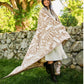 ChappyWrap Whimsical Woods Sepia Blanket