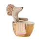Maileg Big Sister Spa and Wellness Mouse - Coral with Gold Tub