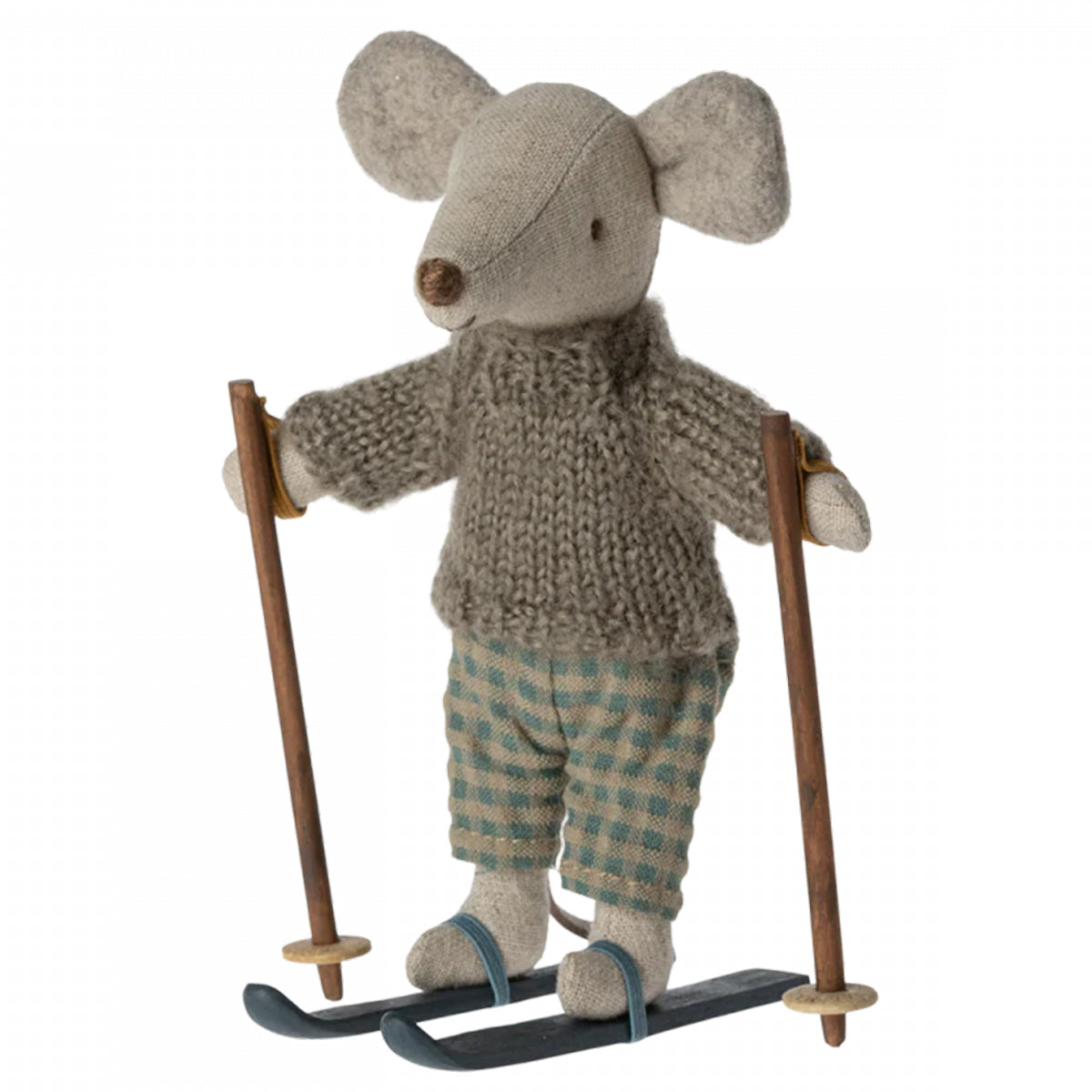 Maileg Winter Mouse with Ski Set - Big Brother
