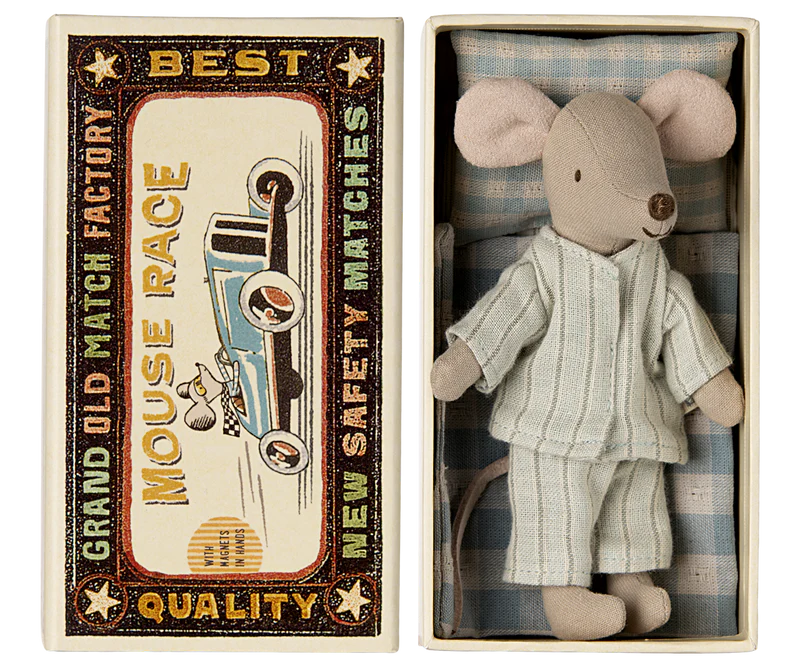 Maileg Big Brother Mouse in Matchbox