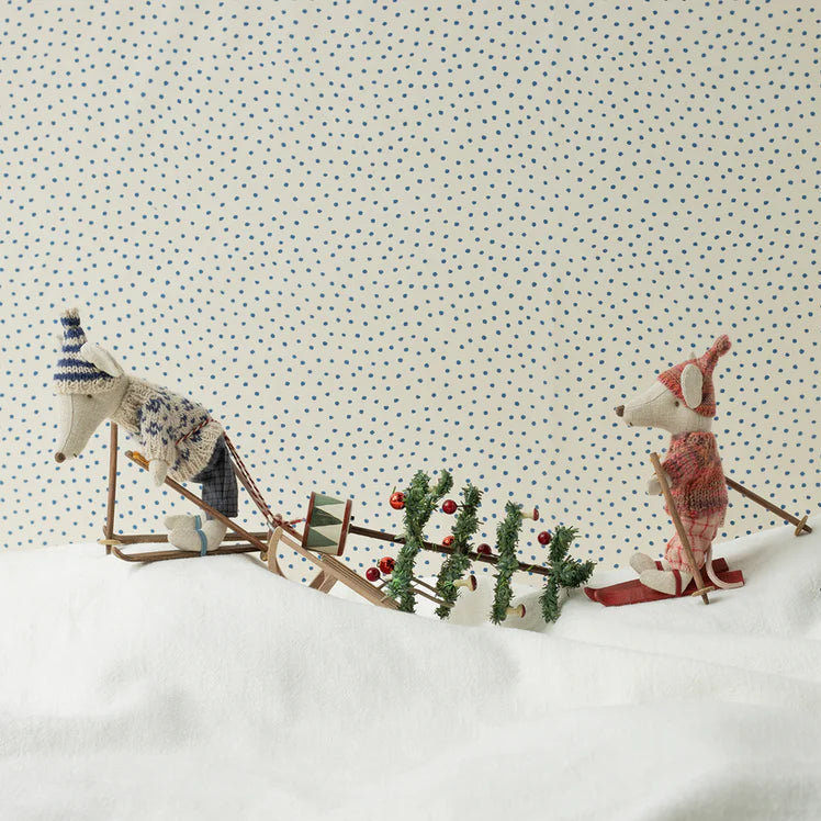 Maileg Dad Winter Mouse with Ski Set