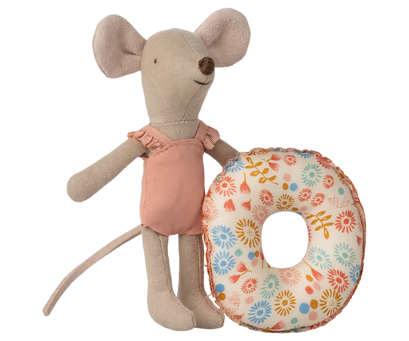 Maileg Beach Mouse With Float - Little Sister