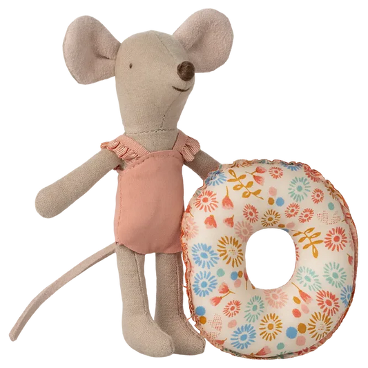 Maileg Beach Mouse With Float - Little Sister