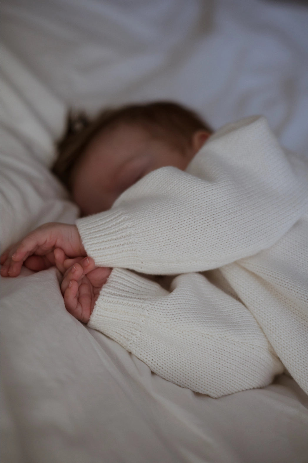 Luna and Luca Essential Knit Romper - White