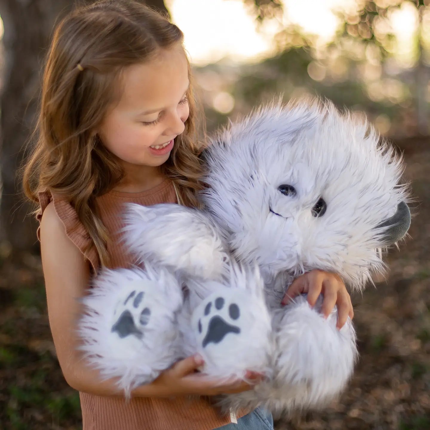 Beverly Hills Teddy Bear Company FLUFF'UMS Eddy the Yeti 18"