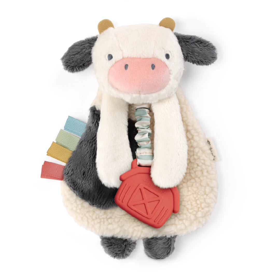 Itzy Ritzy Itzy Lovey Plush And Teether Toy - Carmen the Cow